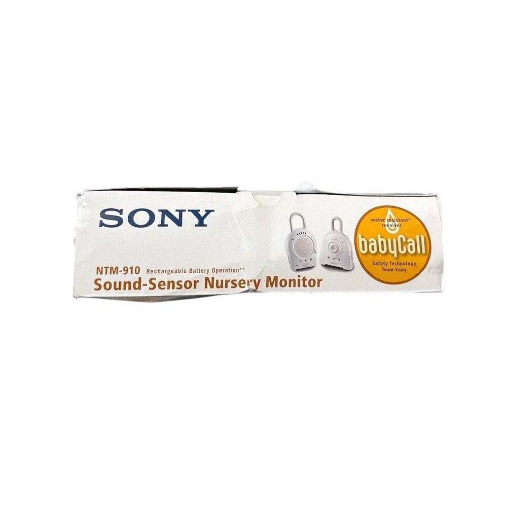 Sony NTM-910 BabyCall Sound-Sensor Nursery Baby Monitor New (Damaged Box)